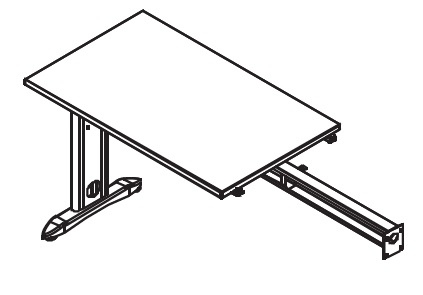 TA Picto ala para mesa de oficina colecci&oacute;n MAX-SAND
