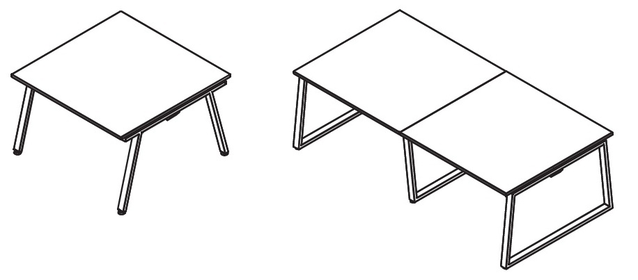 ALFA-OMEGA mesas de oficina para reuniones