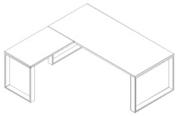 Mesa de alta direcci&oacute;n con ala colecci&oacute;n BCN