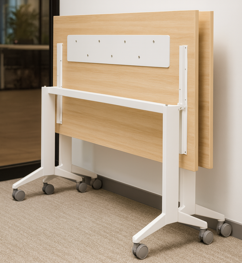 Mesa Clap de oficina con tablero abatible