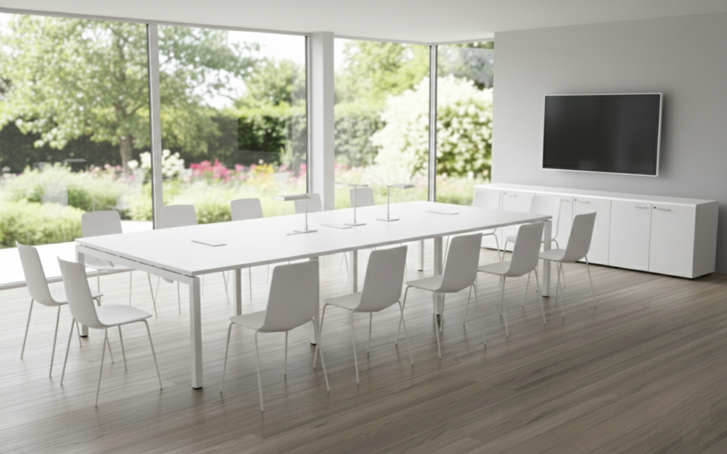 Mesas de reunion estructura metálica colección M4