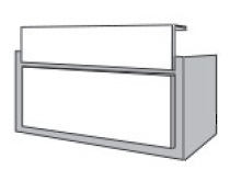 Mostrador Lineal configuraci&oacute;n individual