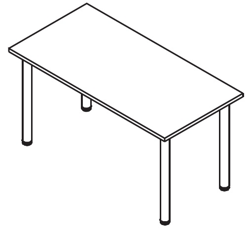 Mesa modular para composiciones en aula de formaci&oacute;n y salas de reunion
